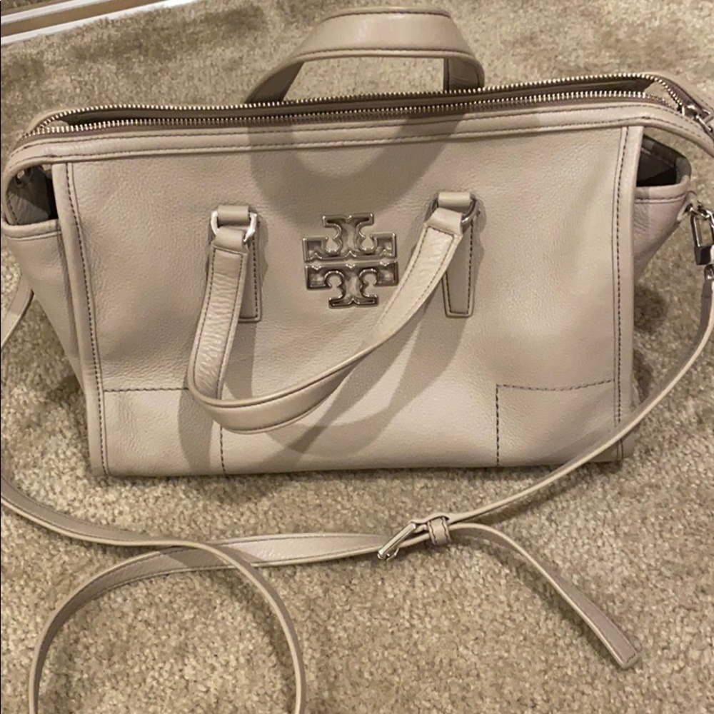 Tory Burch Satchel Dove Grey